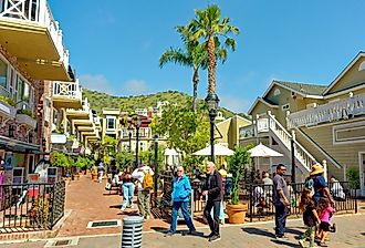 Downtown area of Avalon, California. Image credit Darryl Brooks via Shutterstock