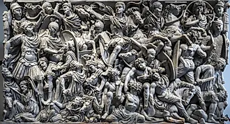  Ancient Roman Ludovisi Battle sarcophagus. Image credit: Vladimir Korostyshevskiy / Shutterstock.com.