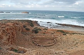 An ancient archeological site along the shores of the Gulf of Sidra.
