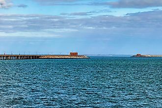 Chesapeake Bay Bridge Tunnel (CBBT), Thimble Shoals Channel Islands, in the Chesapeake Bay
