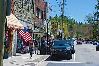 Downtown Blowing Rock. 
