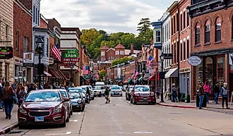 Main Street in Galena, Illinois. Image credit: David S. Swierczek via Shutterstock.