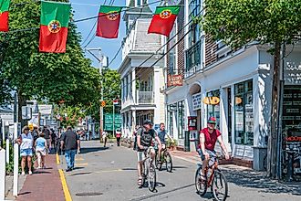 Commercial Street in Provincetown, Massachusetts. Image credit: Rolf_52 / Shutterstock.com.