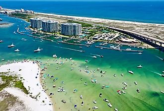 Overlooking Orange Beach, Alabama.