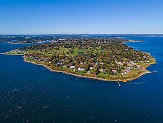 Rhode Island has over 400 miles of coastline