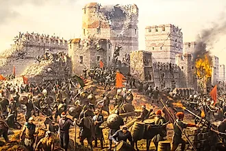The Fall of Constantinople. Image credit: Lestertair / Shutterstock.com.