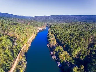 Lake Rabun in Georgia, United States