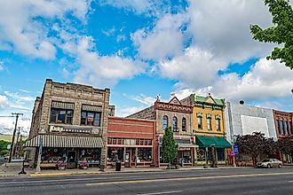 The historic district in Baker City, Oregon. Image credit: davidrh / Shutterstock.com