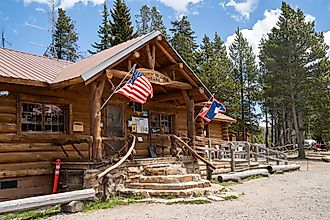 The famous Top of the World Store near Cooke City, Montana.