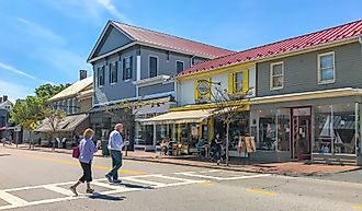 Downtown St. Michaels, Maryland. Image credit MeanderingMoments via Shutterstock