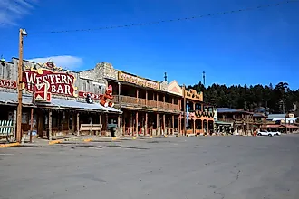 The historical town of Cloudcroft, New Mexico. Image credit: Purplexsu / Shutterstock.com