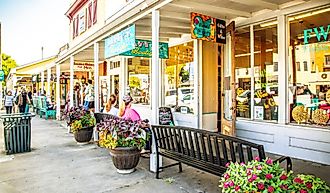 The Main Street in Fredericksburg, Texas, is also known as "The Magic Mile." Image credit ShengYing Lin via Shutterstock