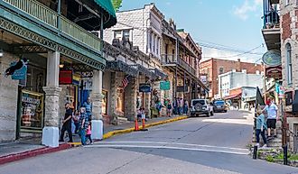Downtown Eureka Springs, Arkansas. Image credit Shuttersv via Shutterstock