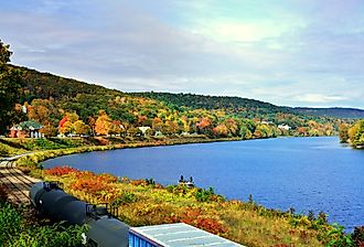 The Connecticut River, New England.