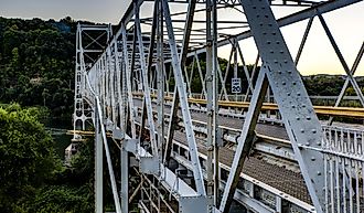 Newell Toll Bridge is a historic truss crossing over the Ohio River that connects East Liverpool, Ohio, and West Virginia.