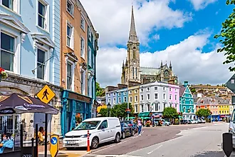 A colorful main street in Cobh, Ireland. Image Credits: Kirk Fisher via Shutterstock