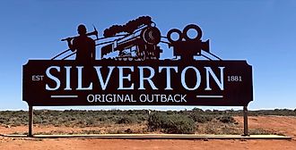 The entry sign for Silverton, Australia. SCHolar44 / Commons.Wikimedia.org