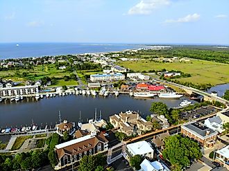 Aerial view of Lewes, Delaware. Image credit: Khairil Azhar Junos / Shutterstock.com.