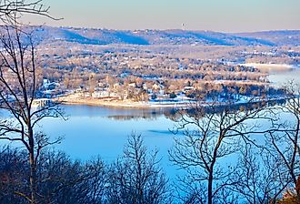 Table Rock Lake, Branson, Missouri, in winter.