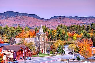 Autumn in Lake Placid, New York