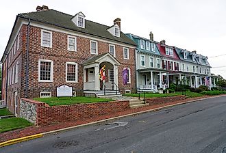 View of historic buildings in the town of Chestertown, Maryland. Image credit EQRoy via Shutterstock