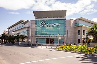  Quicentro shopping centre as seen from Avenue Naciones Unidas. Editorial credit: Fotos593 / Shutterstock.com