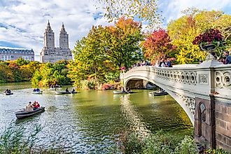Central Park in New York City looking pretty in fall colors. Editorial credit: GagliardiPhotography / Shutterstock.com