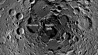 the hermite crater on the moon NASA / LROC Quickmap