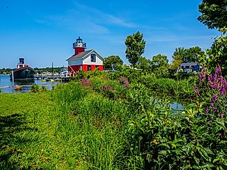 The Douglas Lighthouse on the Kalamazoo River