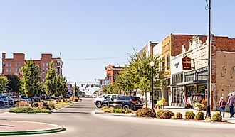 Ardmore, Oklahoma: The old business district on Main Street. Editorial credit: Roberto Galan / Shutterstock.com