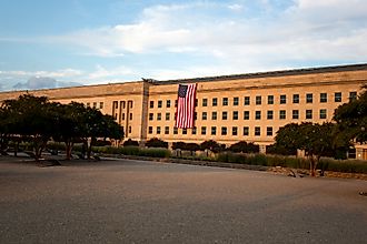 The Pentagon building in  Arlington County, VA. Via Shutterstock / Janusz Pienkowski