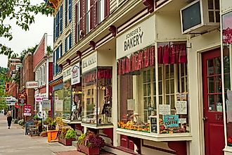 The sidewalk on Main Street in Cooperstown, New York. (Image credit: Kenneth Sponsler / Shutterstock.com)
