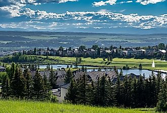 Overlooking Cochrane, Alberta, Canada. Image credit Ramon Cliff via Shutterstock