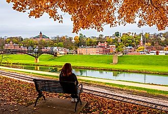 Grant Park, in autumn, Galena, Illinois.