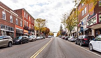 The Main Street in Marion, Virginia. Image credit: J. Michael Jones / Shutterstock.com.