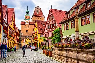 Rothenburg ob der Tauber, Germany. 