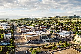 Aerial view of Evanston, Wyoming. Image credit: EvanstonWyoming / Wikimedia Commons
