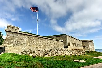 Fort Trumbull in New London, Connecticut along the Atlantic Coast