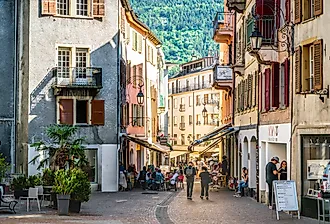 Downtown Sion, Switzerland. Image credit Keitma via Shutterstock