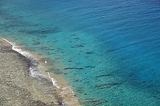 Landscape of Mariana Trench in Guam. 