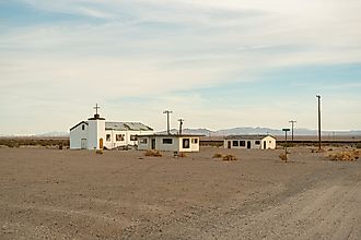 Amboy Ghost Town on Route 66 in California