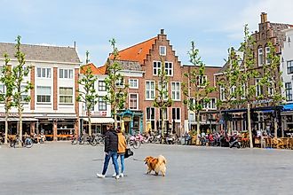 Square in the city center of Goes, Netherlands. Editorial credit: Christian Mueller / Shutterstock.com