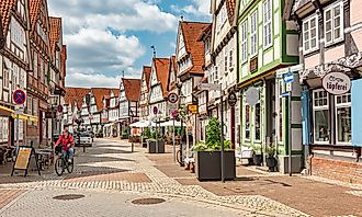 The streets of Celle in Lower Saxony, Germany. Image Credits: Gallwis via Shutterstock