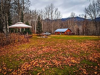 A beautiful cabin in Palmer, Alaska.
