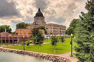 The Capitol Building in Pierre, South Dakota.