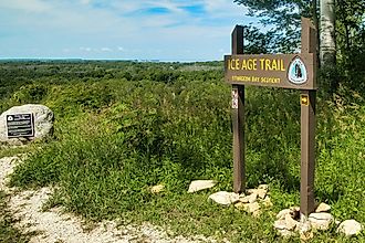 View of the Ice Age Trail in Sturgeon Bay, Wisconsin. Editorial credit: Dave Jonasen / Shutterstock.com