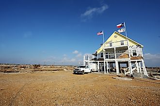 A hurricane-stricken Gilchrist.