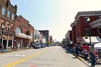 Main Street in Buckhannon, West Virginia. Image credit: Roberto Galan / Shutterstock.com