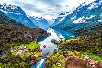 A gorgeous fjord in Norway.
