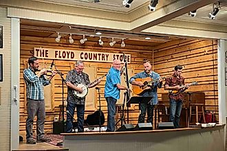 The famous Friday Night Jamboree at Floyd's Country Store (Image Credit Bryan Dearsley)